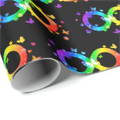 Autistisches Stolz-Unendlichkeitssymbol Geschenkpapier (Rolleneckpunkt)