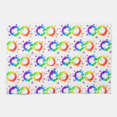 Autistisches Stolz-Unendlichkeitssymbol Geschirrtuch (Horizontal)