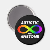 Autistisches und Phantastisches Unendlichkeitssymb Magnet (Vorderseite/Rückseite)