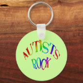 Autists Rock Schlüsselanhänger (Vorderseite)