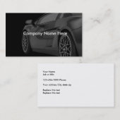 Autmotive hält Visitenkarten instand Visitenkarte (Vorne/Hinten)