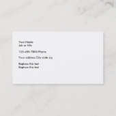 Autmotive hält Visitenkarten instand Visitenkarte (Rückseite)