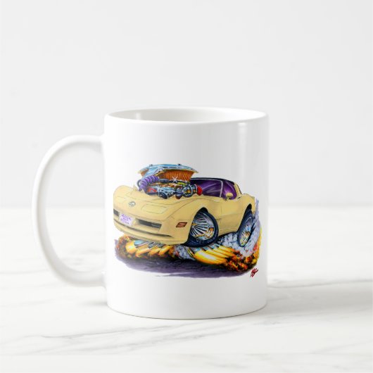 Auto 1980-82 Korvette TAN Kaffeetasse (Links)