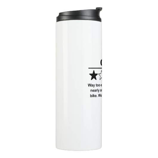 Auto-1-Sterne-Bewertung Thermosbecher (Nach links gedreht)