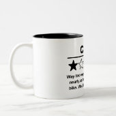 Auto-1-Sterne-Bewertung Zweifarbige Tasse (Links)