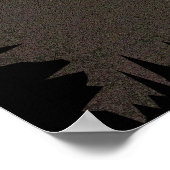 Auto abstürzt durch das Tischset der Wandverkleidu Poster (Ecke)