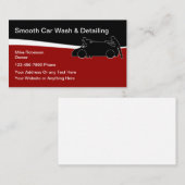 Auto abwaschen und moderne Visitenkarten detaillie Visitenkarte (Vorne/Hinten)