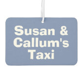 Auto als Familienstar mit Meldung Autolufterfrischer (Rückseite)