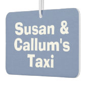 Auto als Familienstar mit Meldung Autolufterfrischer (Links)