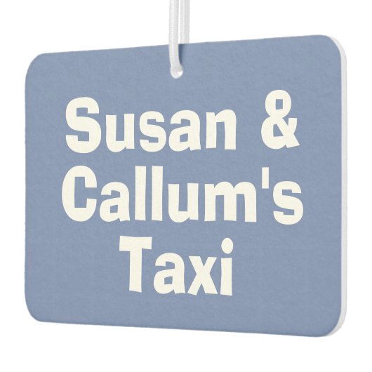 Auto als Familienstar mit Meldung Autolufterfrischer (Links)