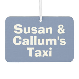 Auto als Familienstar mit Meldung Autolufterfrischer