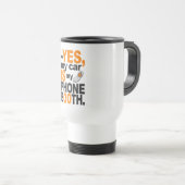 Auto als Telefonkabine Tasse - wählen Sie Stil & F (VorderseiteRechts)