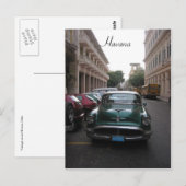 Auto alt havana postkarte (Vorne/Hinten)