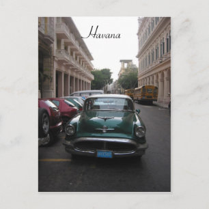 Auto alt havana postkarte