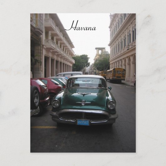 Auto alt havana postkarte (Vorderseite)