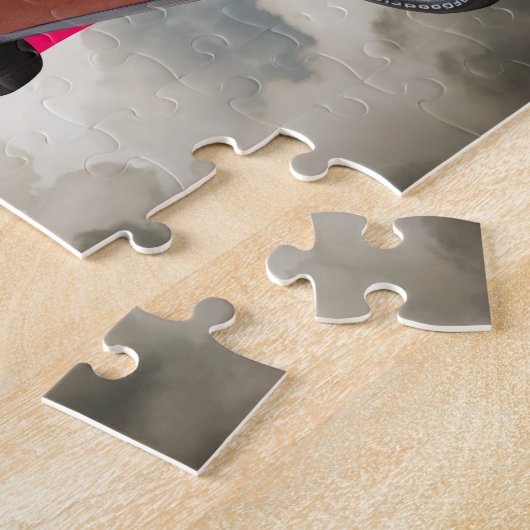 Auto AMCs Javlin mit amerikanischer Flagge Puzzle (Seite)