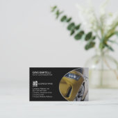 Auto Anpassung Gelbwagen Visitenkarte (Stehend Vorderseite)