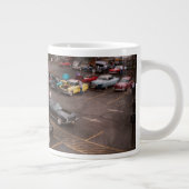 Auto - Antike Autoshow Jumbo-Tasse (Rechts)
