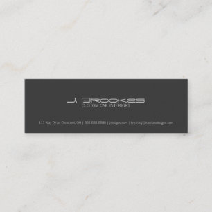 Auto-Art der Visitenkarte-  Mini Visitenkarte