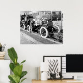 Auto Assembly Line, 1920er Poster (Heimbüro)