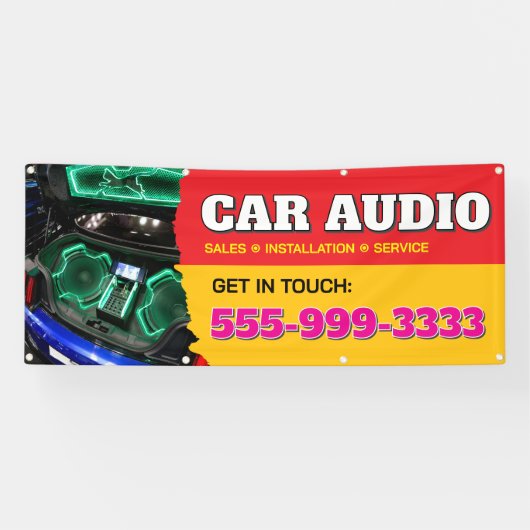 Auto Audio Custom Banner (Horizontal)
