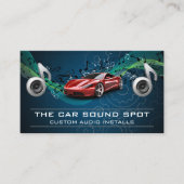 Auto Audio Techniker | Elektronik Visitenkarte (Vorderseite)