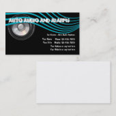 Auto-Audio und Warnungs-Geschäfts-Karten Visitenkarte (Vorne/Hinten)