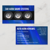 Auto-Audios-Visitenkarten Visitenkarte (Vorne/Hinten)