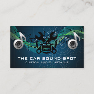 Auto-Audiotechniker   PKW-Pflege Visitenkarte