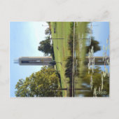 Auto auf Campus Postkarte (Rückseite)