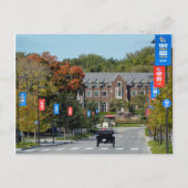 Auto auf Campus Postkarte (Vorderseite)