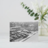 Auto auf dem Ebbets-Feld geparkt Postkarte (Stehend Vorderseite)