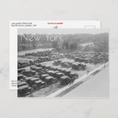 Auto auf dem Ebbets-Feld geparkt Postkarte (Vorne/Hinten)