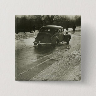 Auto auf der Straße Button