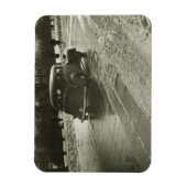 Auto auf der Straße Magnet (Vertikal)