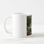 Auto auf Holzgas Kaffeetasse (Links)