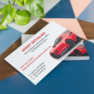 Auto-Aufbereitung Autowaschanlage Flyer Vorlage