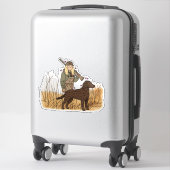 Auto-Aufkleber Lockenhaar-Retriever Aufkleber (Koffer)