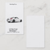 Auto-ausführliche Schilderung Visitenkarte (Vorne/Hinten)