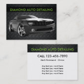 Auto-ausführliche Schilderung Visitenkarte (Vorne/Hinten)