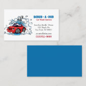 Auto-Auto-Detail Car-Wash-Service Visitenkarte (Vorne/Hinten)