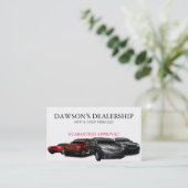 Auto, Auto, Händlerhandelskarte Visitenkarte (Stehend Vorderseite)