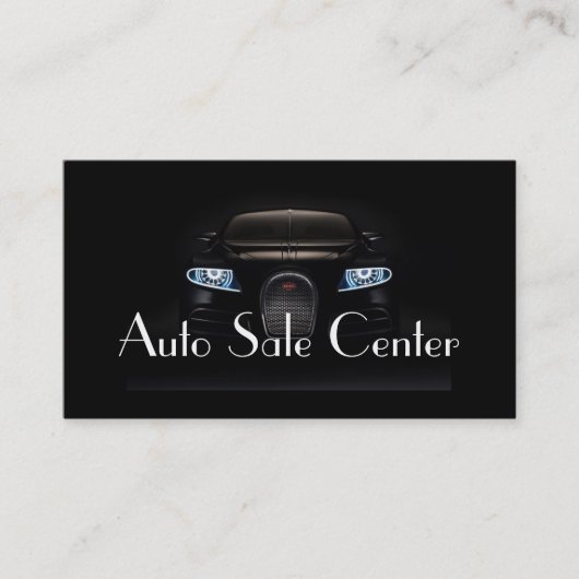 Auto-Autohändler Karosserie Werkstatt Visitenkarte (Vorderseite)
