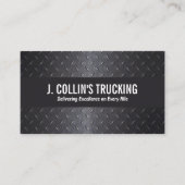 Auto Black Diamond Plate Metallic Visitenkarte (Vorderseite)