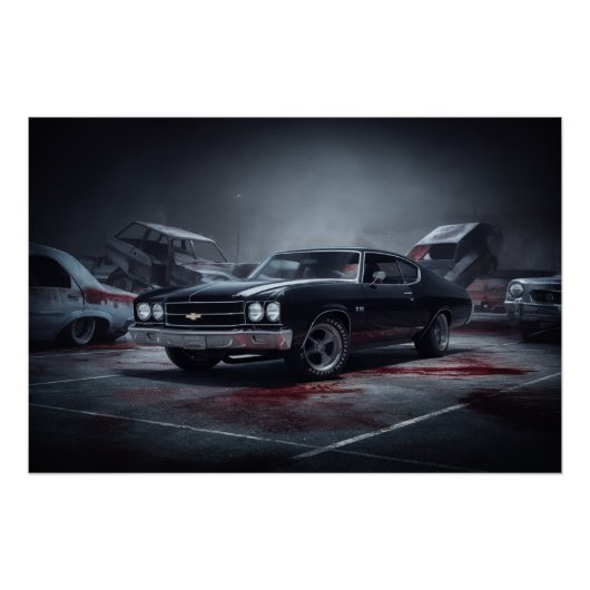 Auto-Black-Poster 02 Poster (Vorderseite)