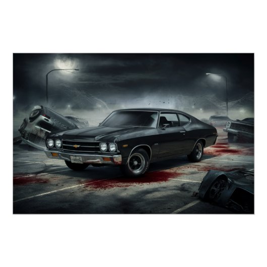 Auto-Black-Poster 03 Poster (Vorderseite)