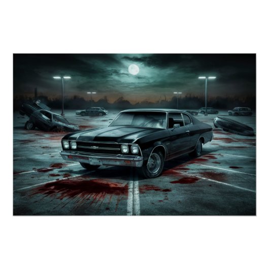 Auto-Black-Poster 04 Poster (Vorderseite)