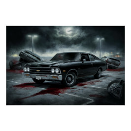 Auto-Black-Poster 05 Poster