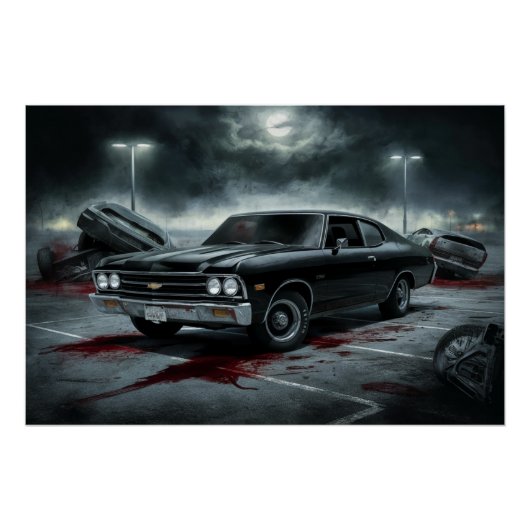 Auto-Black-Poster 05 Poster (Vorderseite)