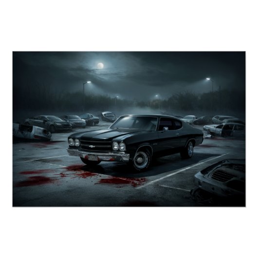 Auto-Black-Poster 07 Poster (Vorderseite)